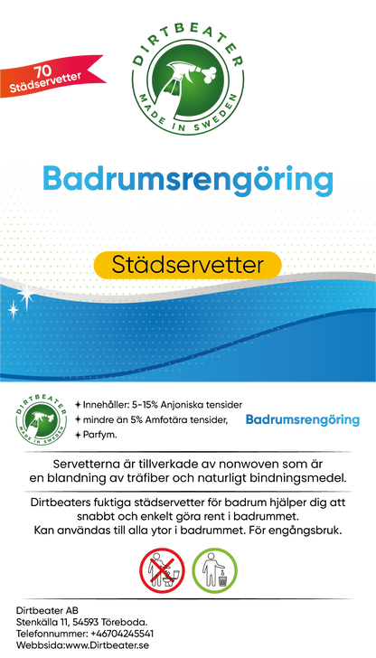 Städservetter Badrum - Dirtbeater