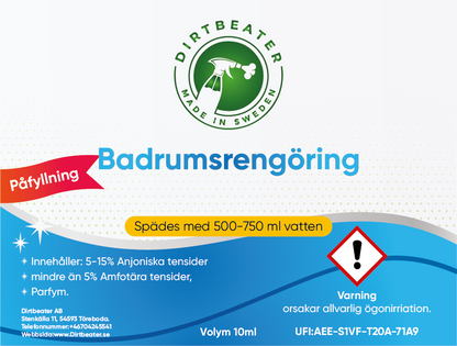 Badrumsrengöring spray refill - Dirtbeater